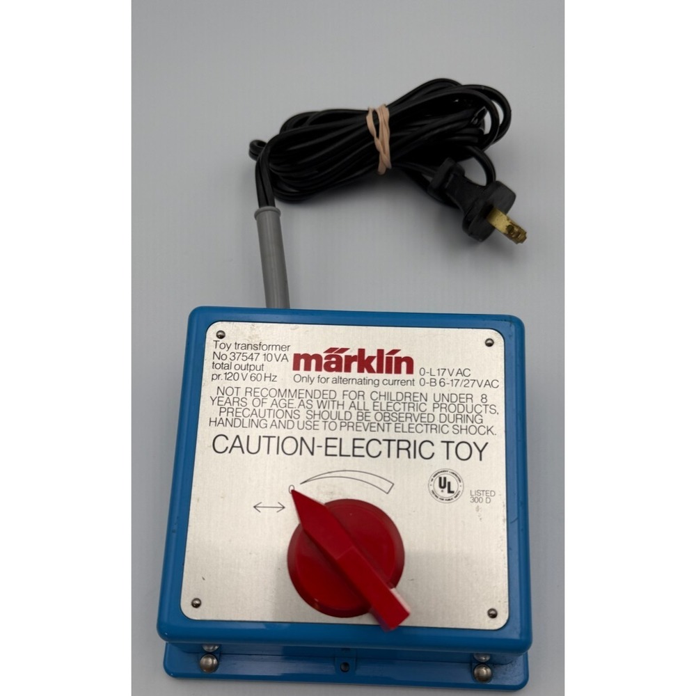 Marklin #6627 AC Toy Transformer 120V 60Hz 30VA Tested and works